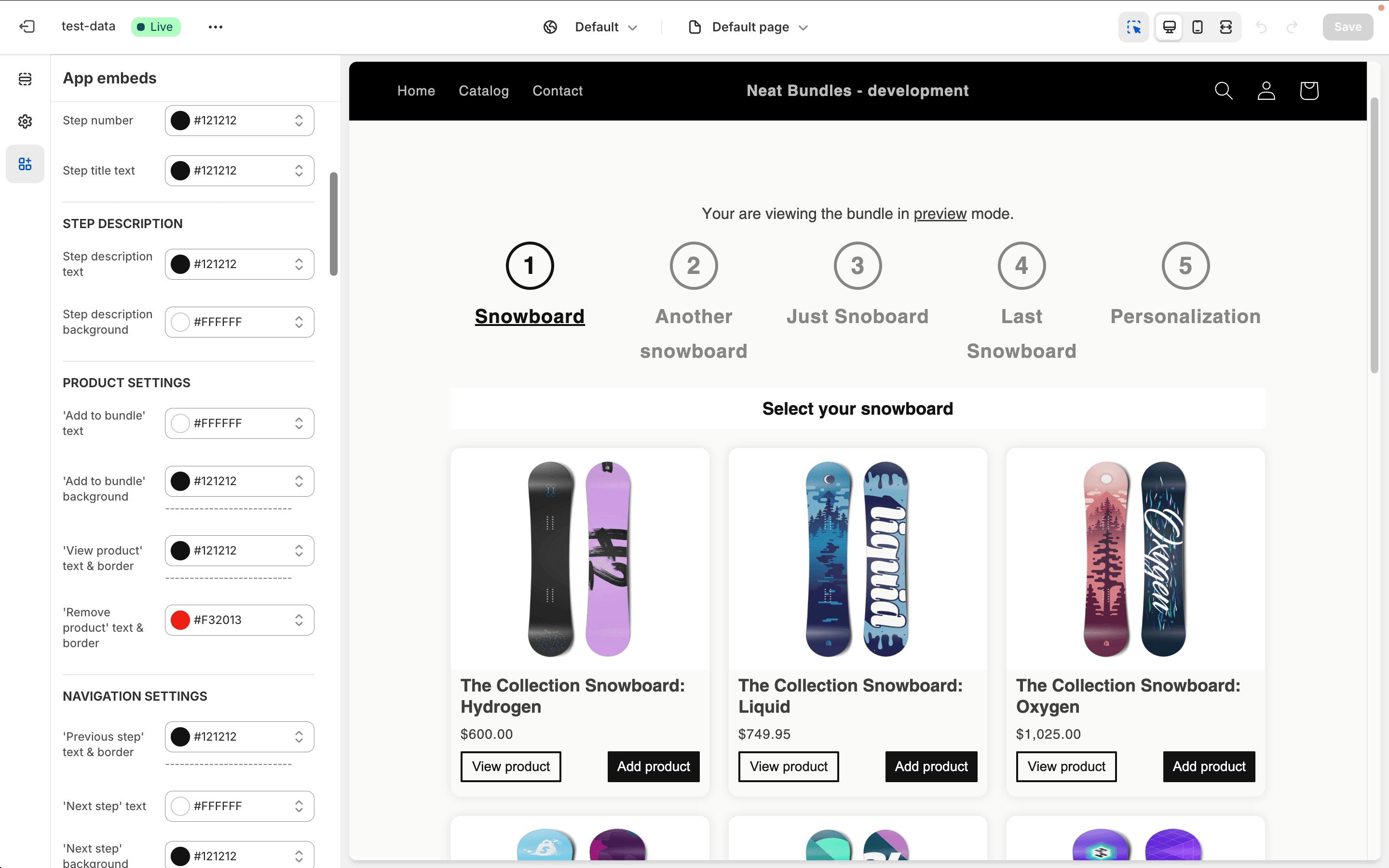 Changing colors for your mix and match bundles Changing colors for your mix and match bundles