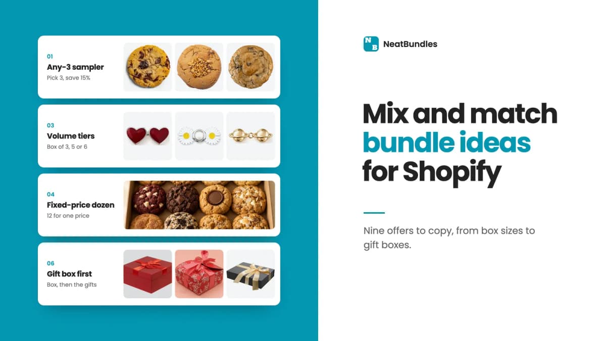 9 Mix and Match Bundle Ideas for Shopify (With Live Examples)